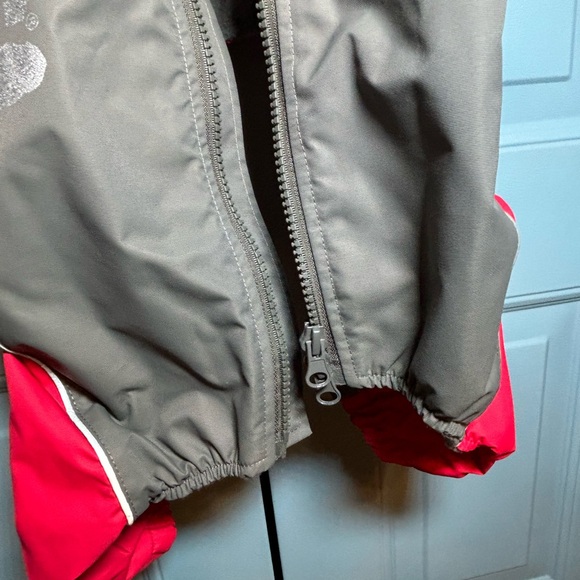 NWT KONG Outerwear Full Coverage Suit Dog Snow Water Resistant MED Red Grey - Picture 6 of 16